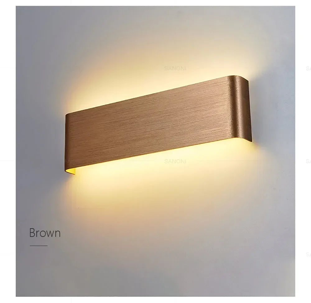 Modern LED Wall Lamp for Bedside Living Room Stairs Aisle Bathroom Home Decorations Wall Sconce Indoor Lighting Fixture Luster
